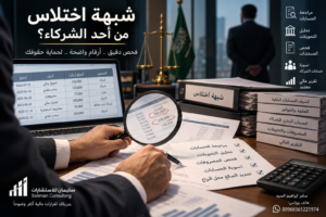 محاسب قانونى فى السعودية لفحص شبهة اختلاس الشركاء