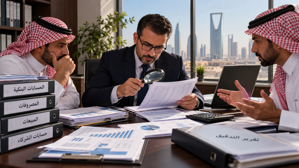 مدقق حسابات يكشف التلاعب في حسابات الشركاء