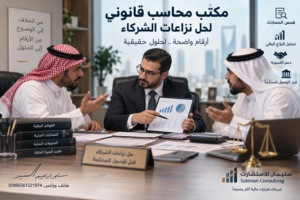 مكتب محاسب قانوني لحل نزاعات الشركاء