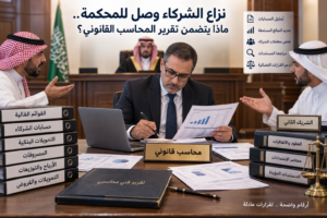 محاسب قانونى في نزاع الشركاء بالمحكمة